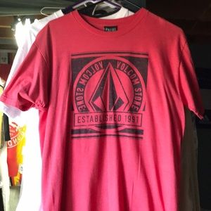 Volcom T Shirt Medium Red